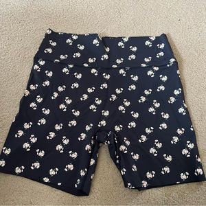 Aerie floral biker shorts